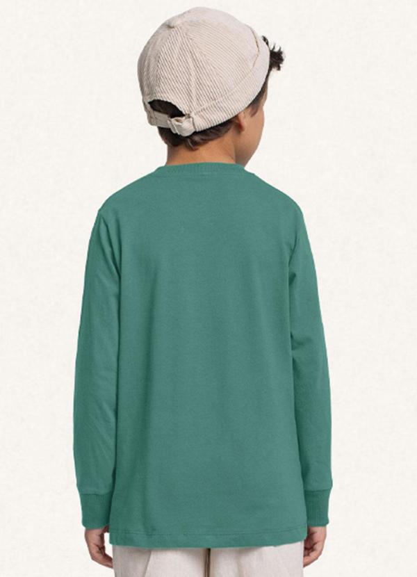Fakini Kids - Camiseta Manga Longa Verde 2