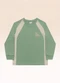Fakini Kids - Camiseta Manga Longa Bege - variação: Verde