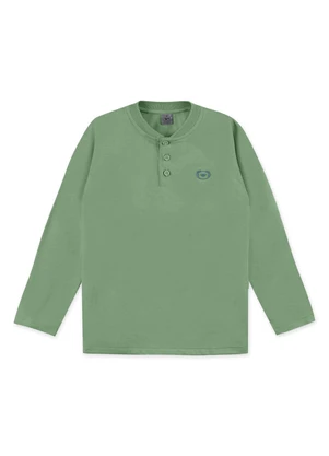 Tigor T Tigre - Camiseta Manga Longa Verde - TIGOR T TIGRE
