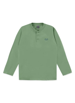 Tigor T Tigre - Camiseta Manga Longa Verde - TIGOR T TIGRE