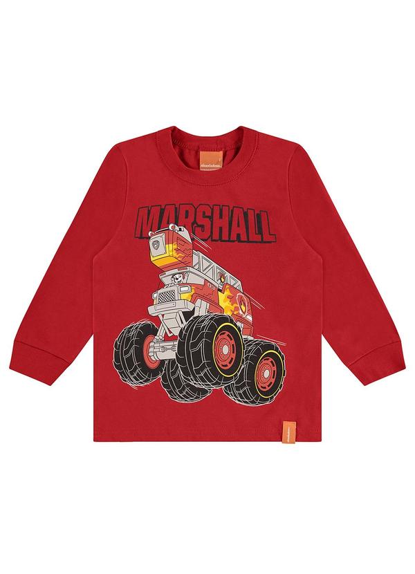 Malwee Kids - Camiseta Marshall Patrulha Canina® Vermelho