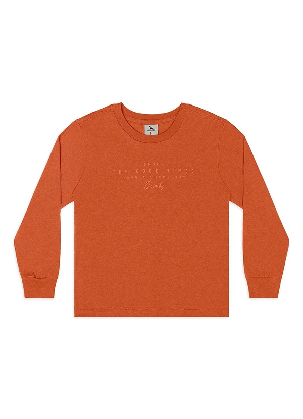 Quimby - Camiseta Masculina com Estampa 3d Marrom 3