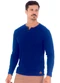 Decoy - Camiseta Masculina Manga Longa Bege - variação: Azul