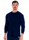 Decoy - Camiseta Masculina Manga Longa Piquet Preto - variação: Azul