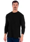 Decoy - Camiseta Masculina Manga Longa Piquet Preto - variação: Preto