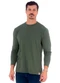 Decoy - Camiseta Masculina Manga Longa Piquet Preto - variação: Verde