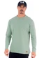 Decoy - Camiseta Masculina Manga Longa Piquet Cinza - variação: Verde