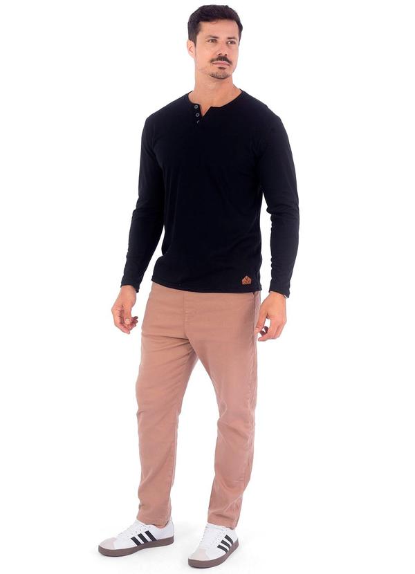 Decoy - Camiseta Masculina Manga Longa Preto 2