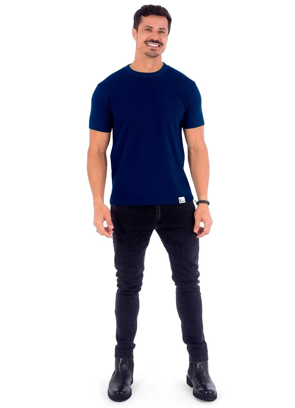 Decoy - Camiseta Masculina Piquet Azul 2