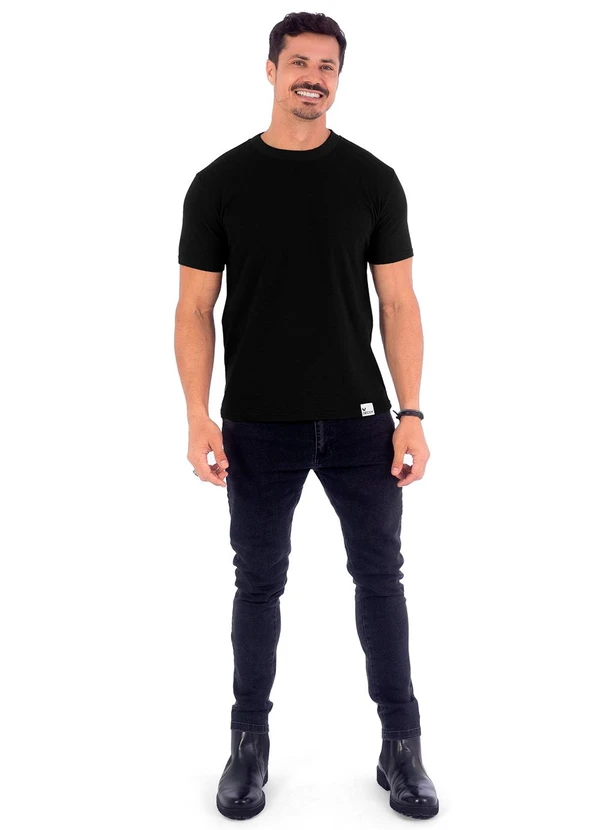 Decoy - Camiseta Masculina Piquet Preto 2