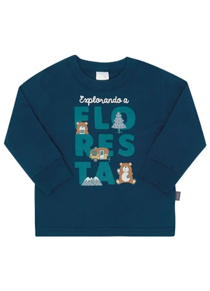 Pulla Bulla - Camiseta Menino Azul - PULLA BULLA