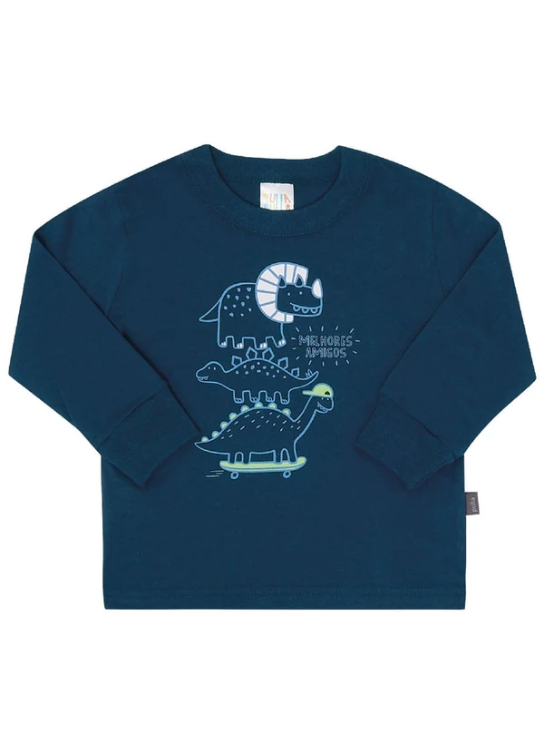 Pulla Bulla - Camiseta Menino Azul