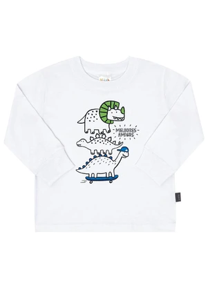 Pulla Bulla - Camiseta Menino Branco - PULLA BULLA