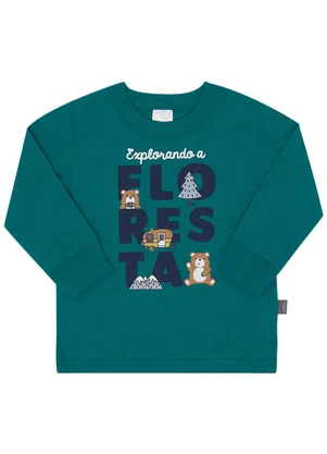 Pulla Bulla - Camiseta Menino Verde - PULLA BULLA