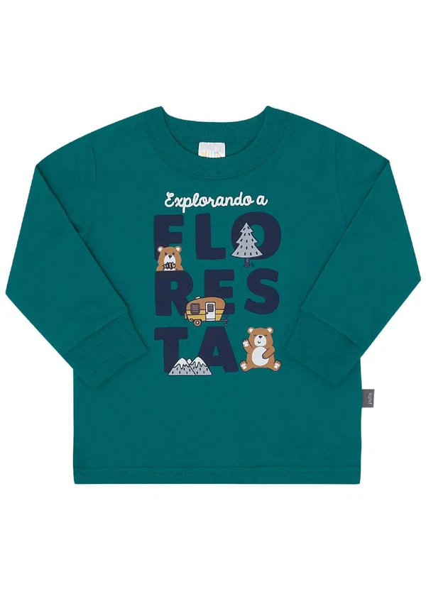 Pulla Bulla - Camiseta Menino Verde