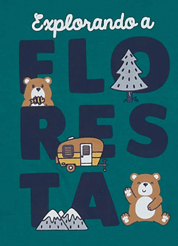 Pulla Bulla - Camiseta Menino Verde 2