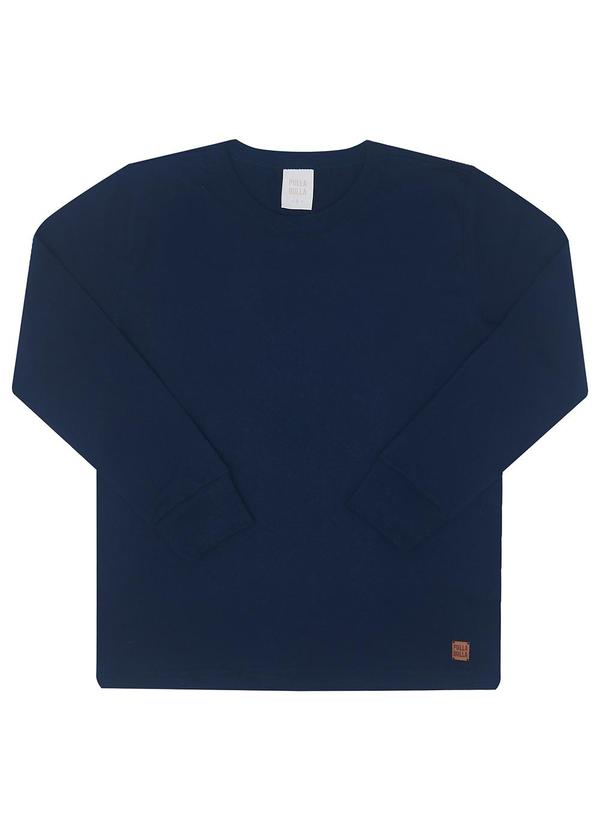 Pulla Bulla - Camiseta Meia Malha Basica Azul