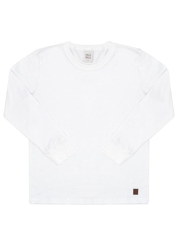 Pulla Bulla - Camiseta Meia Malha Basica Branco