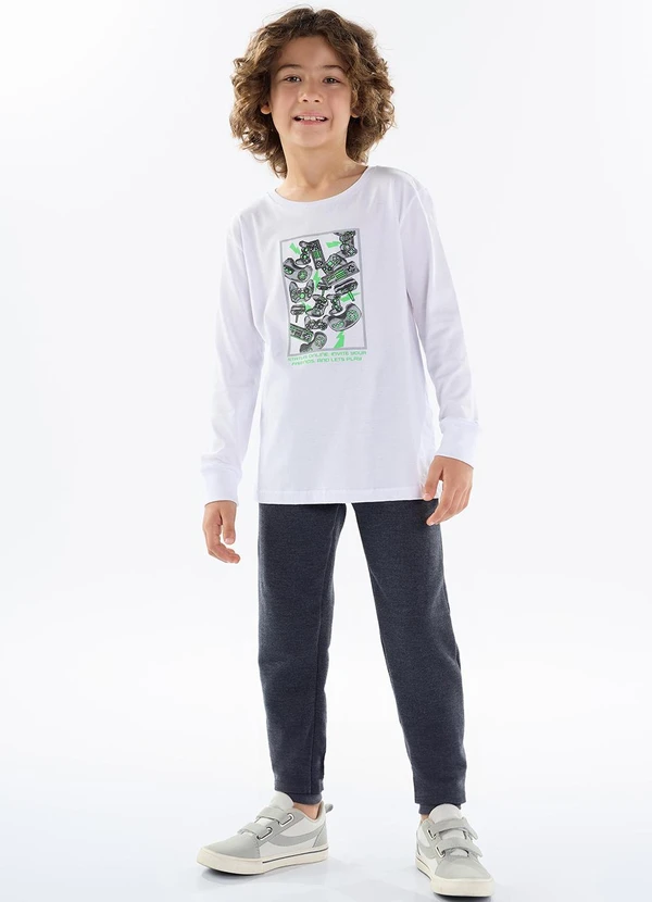 Pulla Bulla - Camiseta Meia Malha Branco 2