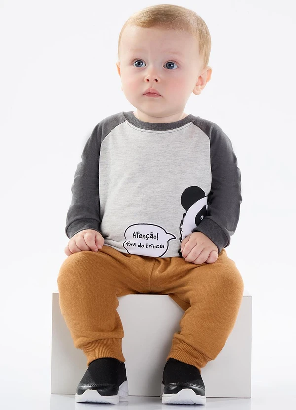 Pulla Bulla - Camiseta Meia Malha   Cinza 2