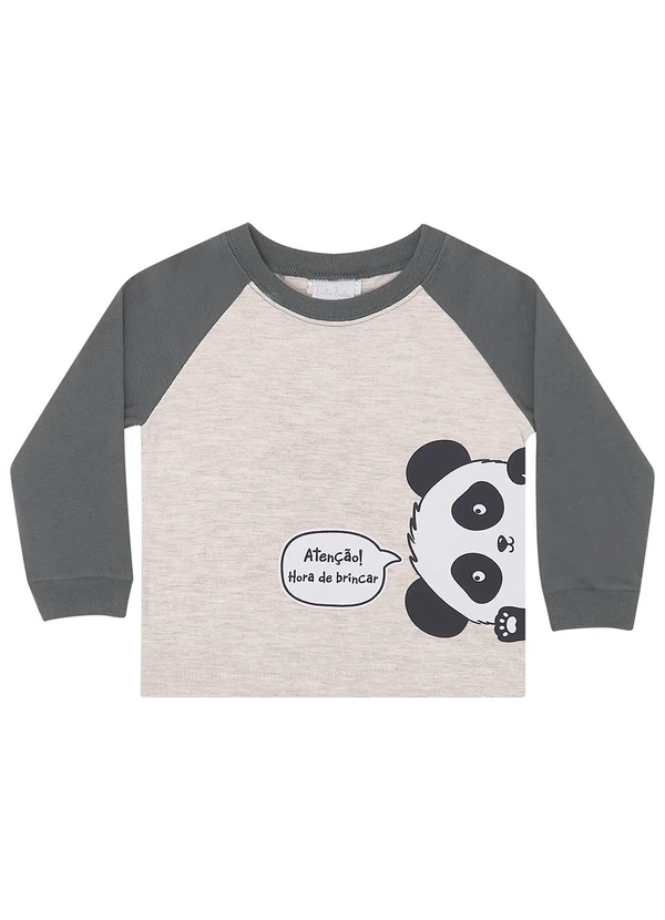 Pulla Bulla - Camiseta Meia Malha   Cinza 3