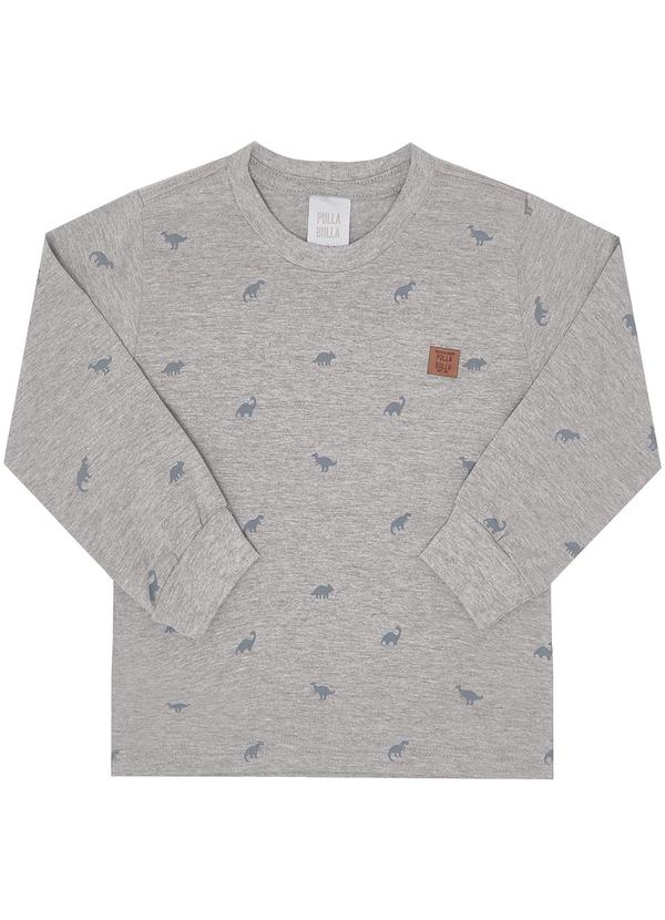 Pulla Bulla - Camiseta Meia Malha   Cinza