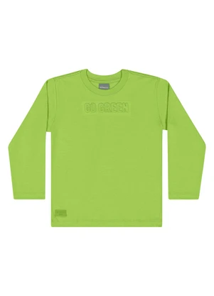 Quimby - Camiseta Meia Malha Infantil Unissex Verde - QUIMBY