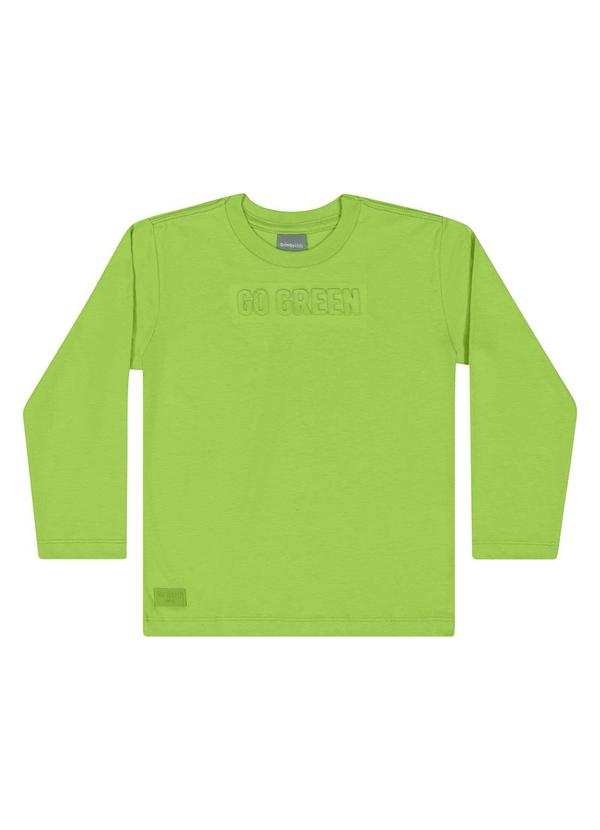 Quimby - Camiseta Meia Malha Infantil Unissex Verde
