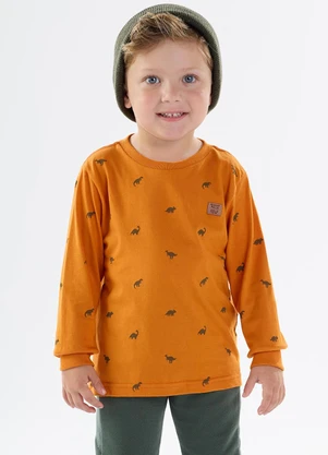 Pulla Bulla - Camiseta Meia Malha   Laranja - PULLA BULLA