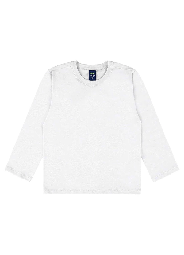 Bee Loop - Camiseta Meia Malha Menino Branco