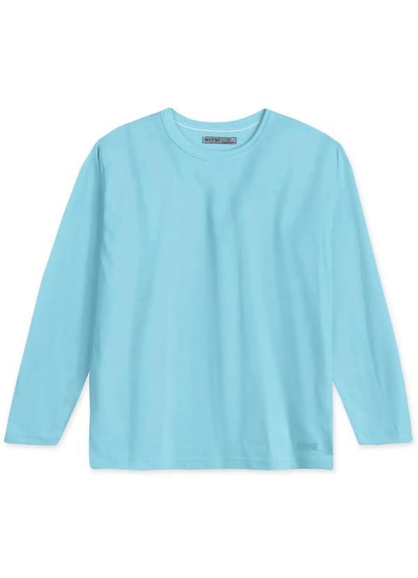 Tigor T Tigre - Camiseta Meia Malha Thermo Infantil Azul