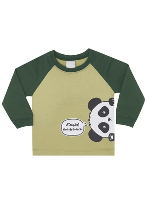 Pulla Bulla - Camiseta Meia Malha   Verde - PULLA BULLA