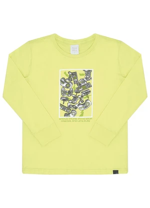 Pulla Bulla - Camiseta Meia Malha Verde - PULLA BULLA