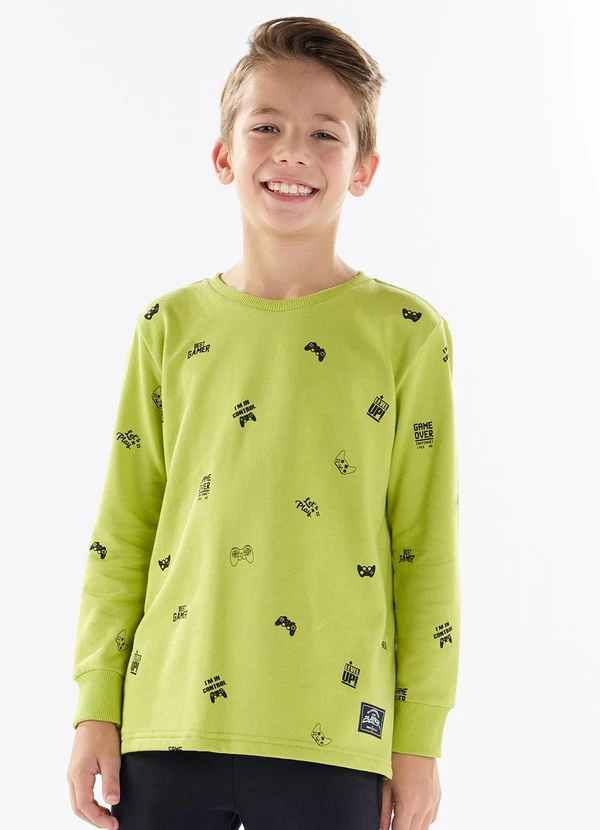 Pulla Bulla - Camiseta Meia Malha Verde