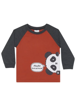 Pulla Bulla - Camiseta Meia Malha   Vermelho - PULLA BULLA