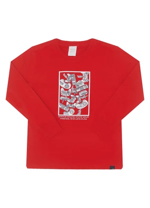 Pulla Bulla - Camiseta Meia Malha Vermelho - PULLA BULLA
