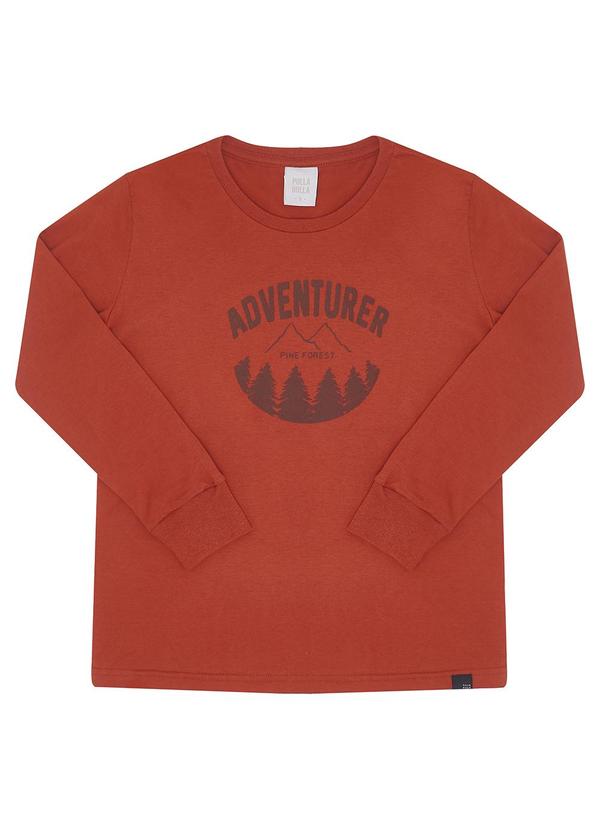 Pulla Bulla - Camiseta Meia Malha Vermelho