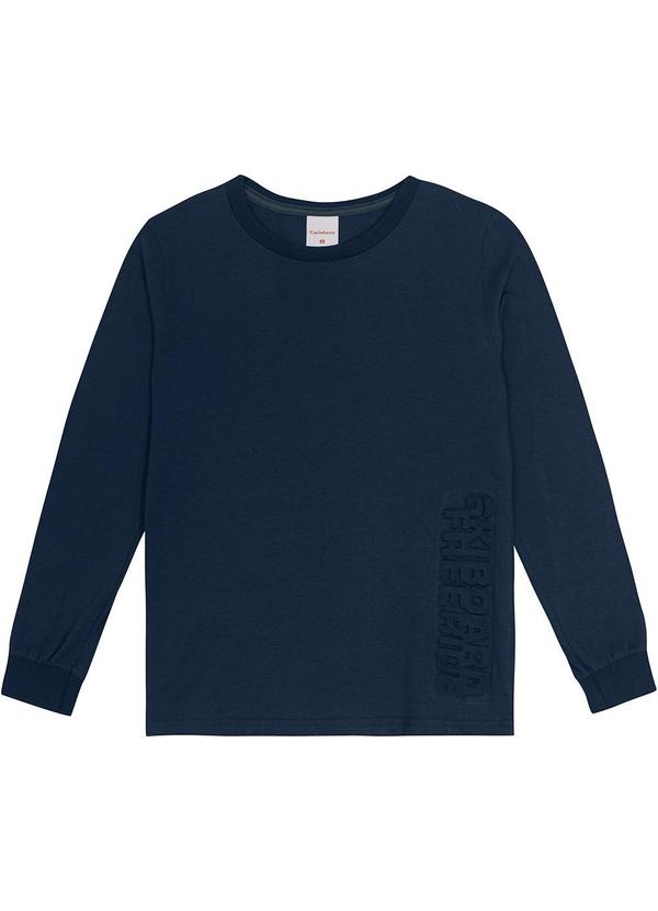 Carinhoso - Camiseta Menino Azul