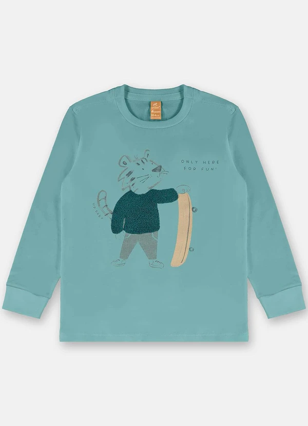 Up Baby - Camiseta Menino com Bordado Azul 3