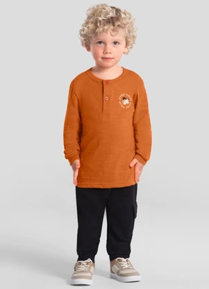 Brandili - Camiseta Menino de Cachorro Vermelho - BRANDILI