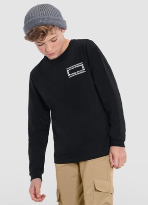 Young Class - Camiseta Menino de Skate Preto - YOUNG CLASS