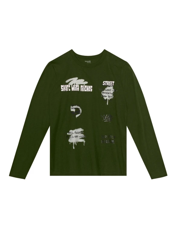 Brandili - Camiseta Menino em Malha Verde 3