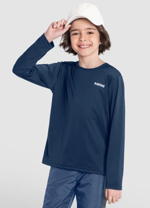 Brandili - Camiseta Menino Esportiva Azul - BRANDILI