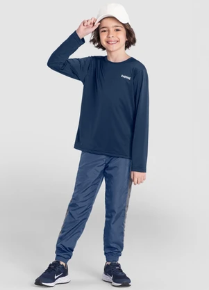 Brandili - Camiseta Menino Esportiva Azul - BRANDILI