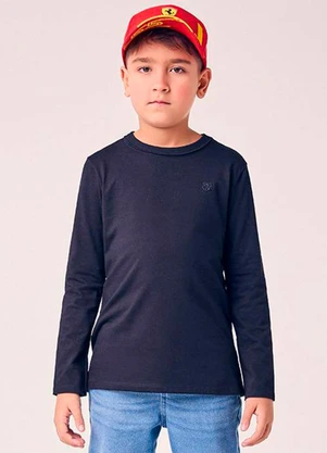Youccie - Camiseta Menino Infantil Básica com Patch - YOUCCIE