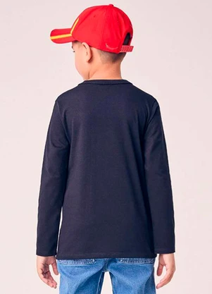 Youccie - Camiseta Menino Infantil Básica com Patch - YOUCCIE