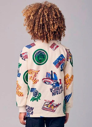 Youccie - Camiseta Menino Infantil da Marvel - YOUCCIE
