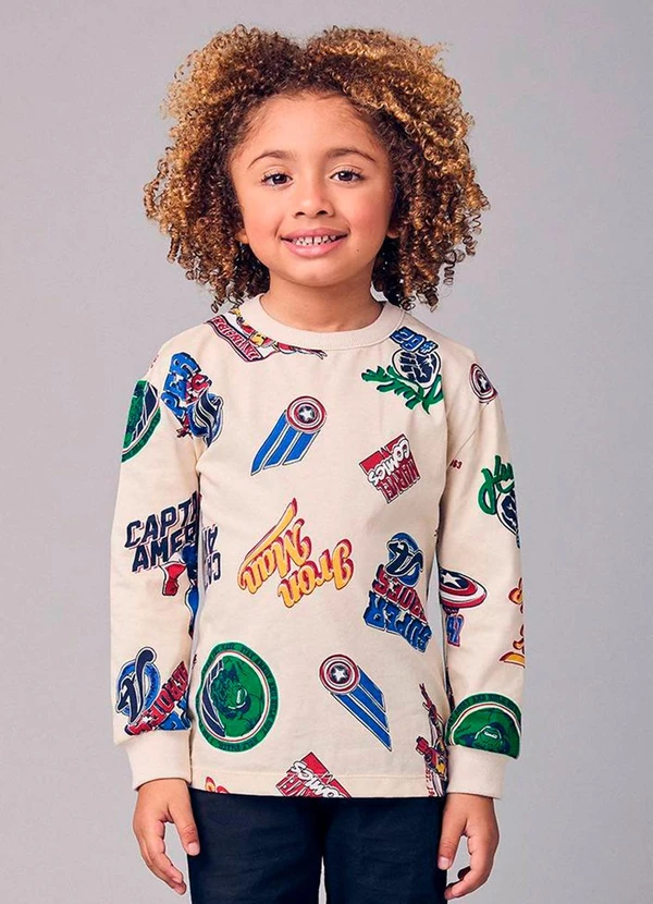 Youccie - Camiseta Menino Infantil da Marvel