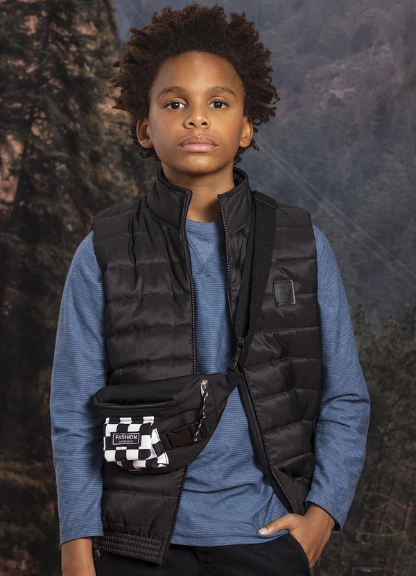 Ioluig - Camiseta Menino Manga Longa Etiqueta Azul 1