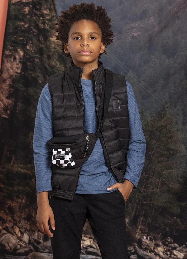 Ioluig - Camiseta Menino Manga Longa Etiqueta Azul 2